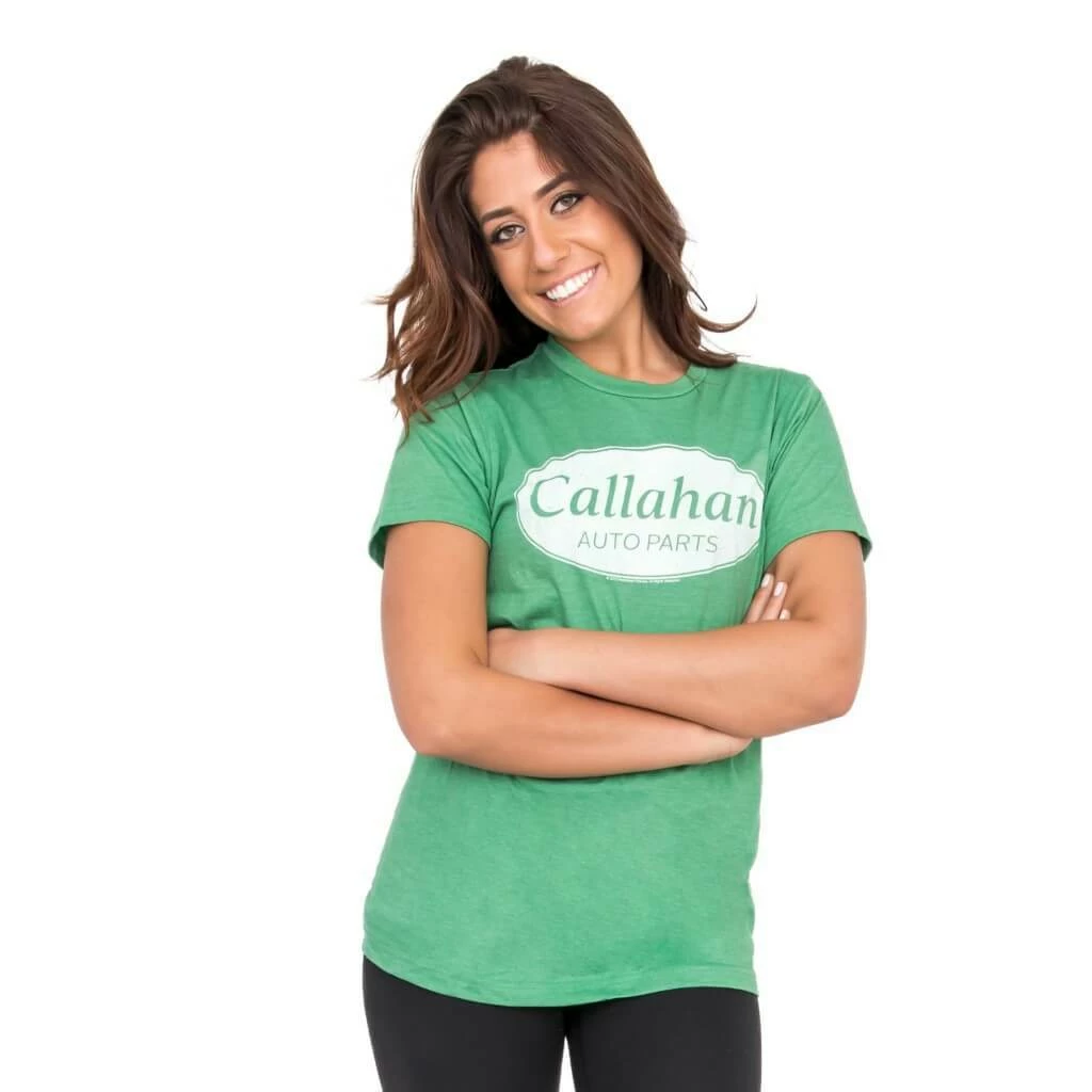 Ripple Junction Tommy Boy Callahan Auto Parts Green T-shirt 4 Ripple Junction Tommy Boy Callahan Auto Parts Green T-shirt