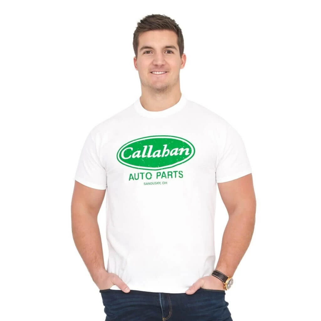 Art Box Tommy Boy Callahan Auto Parts White T-shirt Shirts / Tops 3 Art Box Tommy Boy Callahan Auto Parts White T-shirt Shirts / Tops