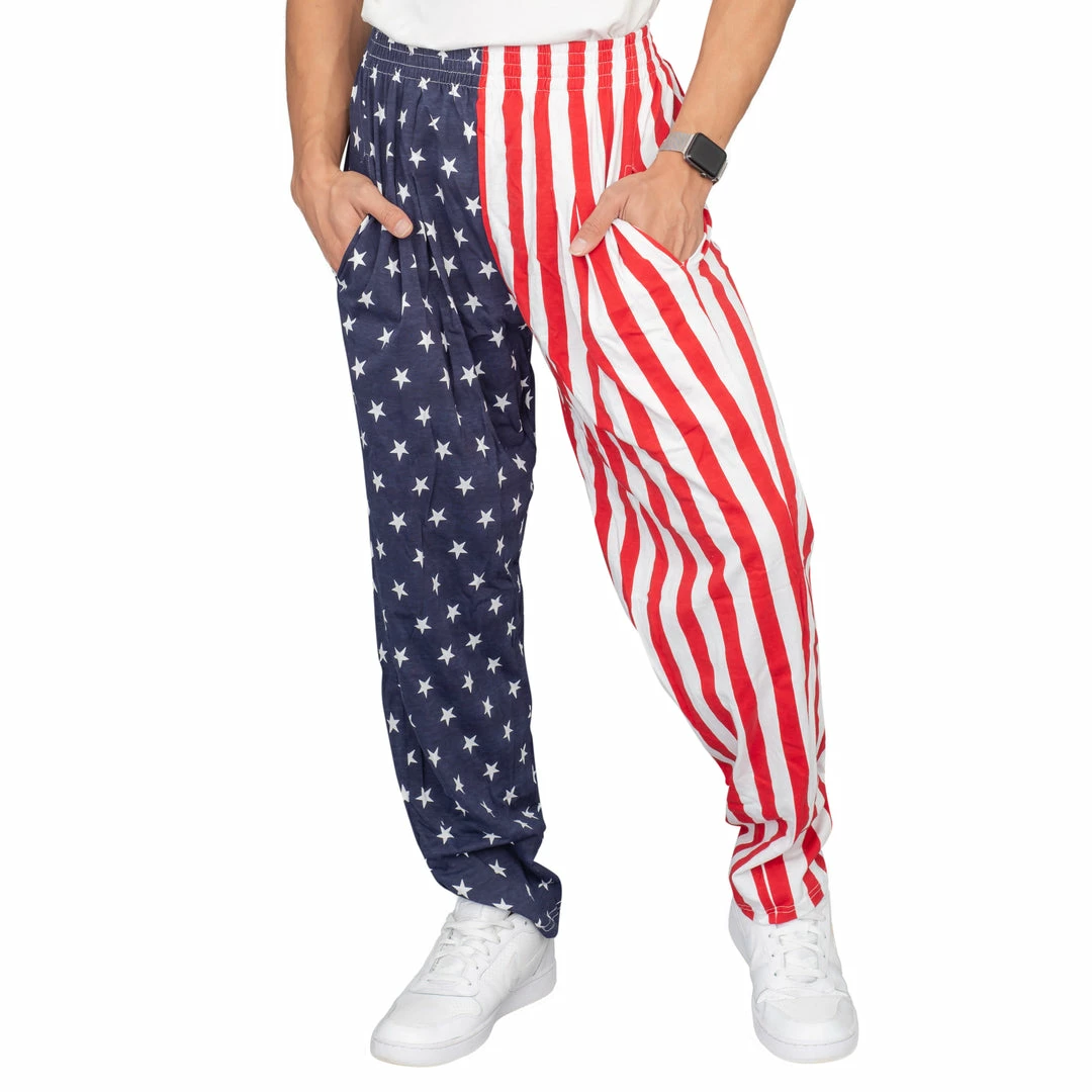 Costume Agent USA American Flag Lounge Pants Pajamas Pajamas / Underwear 4 Costume Agent USA American Flag Lounge Pants Pajamas Pajamas / Underwear