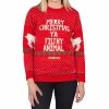 Costume Agent Ugly Christmas Sweater Merry Christmas Ya Filthy Animal Sweaters & Sweatshirts 1 Costume Agent Ugly Christmas Sweater Merry Christmas Ya Filthy Animal Sweaters & Sweatshirts
