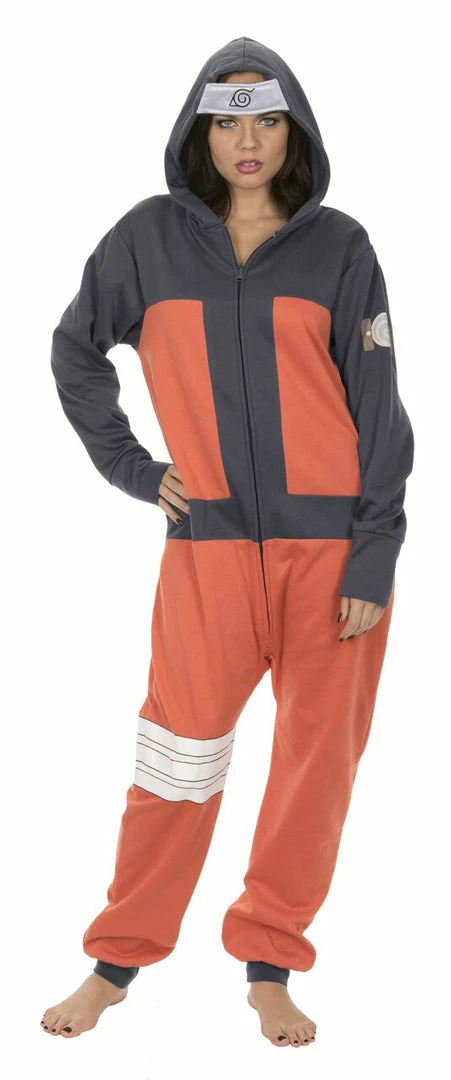 Underboss Pajamas / Underwear Naruto Shippuden Hidden Leaf Village Hooded One Piece Pajama 6 Underboss Pajamas / Underwear Naruto Shippuden Hidden Leaf Village Hooded One Piece Pajama