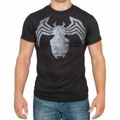 Mad Engine Shirts / Tops Venom Spider Legs Faded Black T-shirt