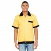 Ripple Junction Shirts / Tops Wesley Crushers Bowling Gold Adult Button Up Costume Shirt