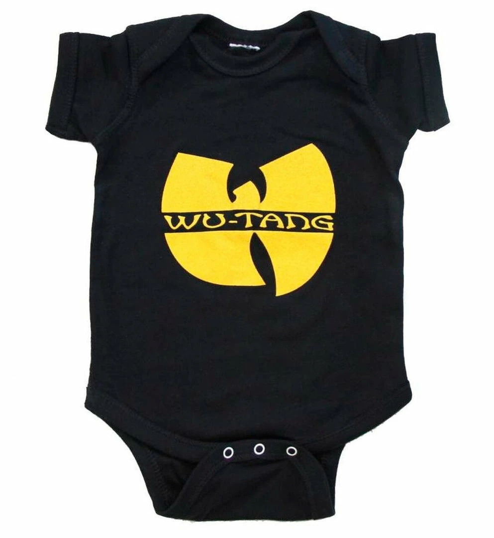 Mighty Fine Wu-Tang Clan Logo Baby Snapsuit Infant Snapsuit 3 Mighty Fine Wu-Tang Clan Logo Baby Snapsuit Infant Snapsuit