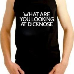 Art Box/Ripple Junction Tank Tops What Are You Looking At Dicknose Sleeveless T-Shirt