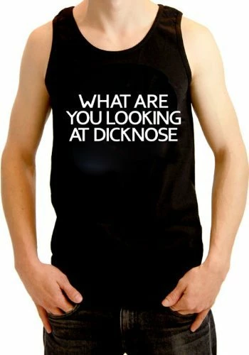 Art Box/Ripple Junction Tank Tops What Are You Looking At Dicknose Sleeveless T-Shirt 3 Art Box/Ripple Junction Tank Tops What Are You Looking At Dicknose Sleeveless T-Shirt