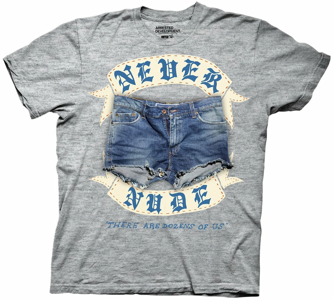 Ripple Junction Arrested Development Never Nude Adult T-shirt 4 Ripple Junction Arrested Development Never Nude Adult T-shirt