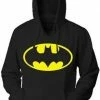 Trevco Sweaters & Sweatshirts Batman Classic Logo Hoodie Sweatshirt