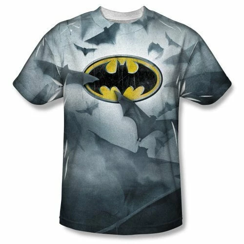 Trevco Shirts / Tops Batman Bat's Logo Sublimated T-Shirt 3 Trevco Shirts / Tops Batman Bat's Logo Sublimated T-Shirt