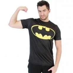 Kids Republic Batman Logo Men's Performance Athletic T-Shirt