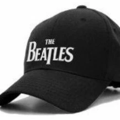 Bioworld The Beatles White Logo Fitted Hat Cap