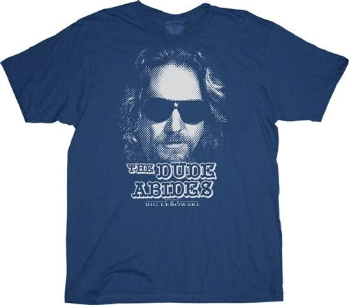 Ripple Junction Shirts / Tops Big Lebowski The Dude Abides T-shirt 3 Ripple Junction Shirts / Tops Big Lebowski The Dude Abides T-shirt