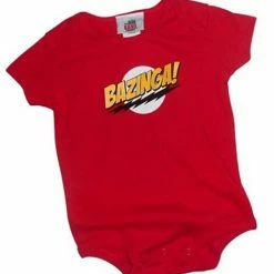 Ripple Junction The Big Bang Theory Bazinga! Red Baby Infant Romper Onesie