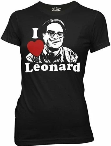 Ripple Junction The Big Bang Theory I Heart Love Leonard T-shirt Shirts / Tops 3 Ripple Junction The Big Bang Theory I Heart Love Leonard T-shirt Shirts / Tops