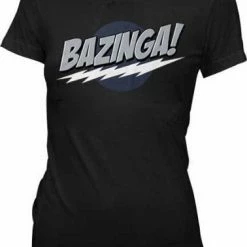 Ripple Junction Shirts / Tops The Big Bang Theory Bazinga! Juniors T-shirt