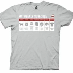 Ripple Junction The Big Bang Theory My Weekly Schedule T-shirt Shirts / Tops