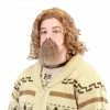 Costume Agent Wigs The Big Lebowski Wig & Goatee Costume Set