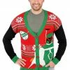 Junk Food Boba Fett Ugly Christmas Cardigan Sweater