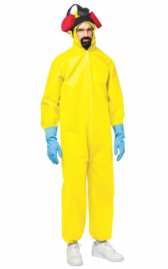 Rasta Imposta Walter White Walt Hazmat Yellow Suit Jumpsuit Costume 3 Rasta Imposta Walter White Walt Hazmat Yellow Suit Jumpsuit Costume