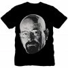 Isaac Morris Shirts / Tops Walter White Heisenberg Big Face Adult T-shirt