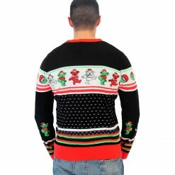 Mighty Fine Sweaters & Sweatshirts Grateful Dead Dancing Bears Ugly Christmas Sweater