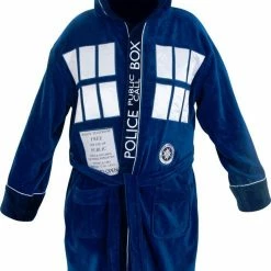Robe Factory Doctor Who Phone Booth Tardis Terrycloth Bathrobe