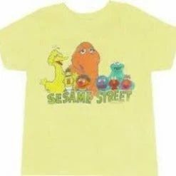 Coastal Concept Shirts / Tops Sesame Street Group Yellow T-shirt