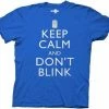 Ripple Junction Keep Calm Dont Blink Blue T-Shirt