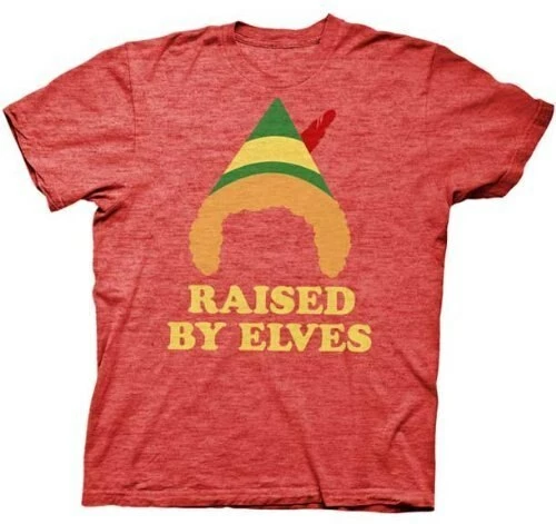 Ripple Junction Elf Raised By Elves Heathered T-shirt Shirts / Tops 3 Ripple Junction Elf Raised By Elves Heathered T-shirt Shirts / Tops