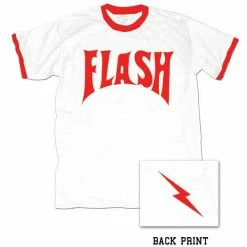 Art Box Flash Gordon Logo Red Ringer T-shirt Shirts / Tops