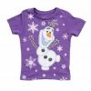 Mighty Fine Snowing On Olaf Snowman Girls T-Shirt