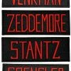 Costume Agent Classic Comedies Ghostbusters (Set Of 4) Name Tag Embroidered Patches
