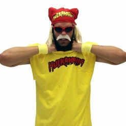 Costume Agent Hulk Hogan Hulkamania Complete Costume Set Reality / Sports / Other