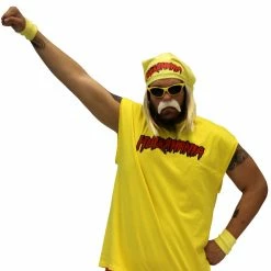 Costume Agent Hulk Hogan Hulkamania Complete Costume Set Reality / Sports / Other
