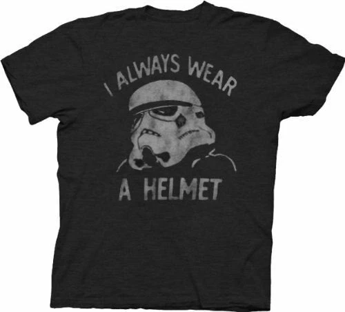Junk Food Star Wars Stormtrooper I Always Wear A Helmet T-shirt Shirts / Tops 3 Junk Food Star Wars Stormtrooper I Always Wear A Helmet T-shirt Shirts / Tops