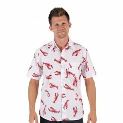 Ripple Junction Cosmo Kramer Lobster Button-Up Shirt