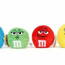 M&M's Chocolate Candy Character Face Plush Beanie Ball Men's Costumes