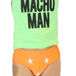 Costume Agent Underwear Macho Man 3 Stars Wrestling Briefs