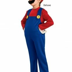TVStoreOnline Sales 5 Rubies Super Mario Bros Youth Mario Costume GAMES