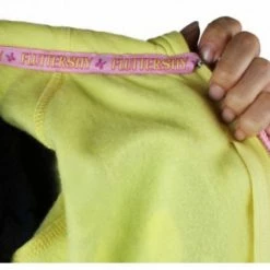 Mighty Fine Animation Fluttershy Pegasus Face Butter Yellow Hoodie With Mane And Wings