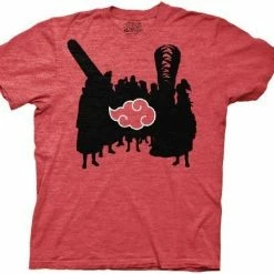 Ripple Junction Men's Shirts Naruto Akatsuki Silhouettes & Cloud T-Shirt