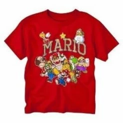 Triangle Knitting Mills Nintendo Super Mario Bros. Characters T-Shirt