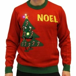 Costume Agent Noel Light Up Smiling Christmas Xmas Tree Ugly Christmas Sweater 7 Costume Agent Noel Light Up Smiling Christmas Xmas Tree Ugly Christmas Sweater