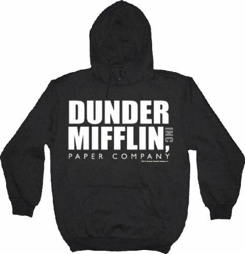 T-Line Dunder Mifflin INC Paper Company Logo Hoodie Sweatshirt Comedy 3 T-Line Dunder Mifflin INC Paper Company Logo Hoodie Sweatshirt Comedy