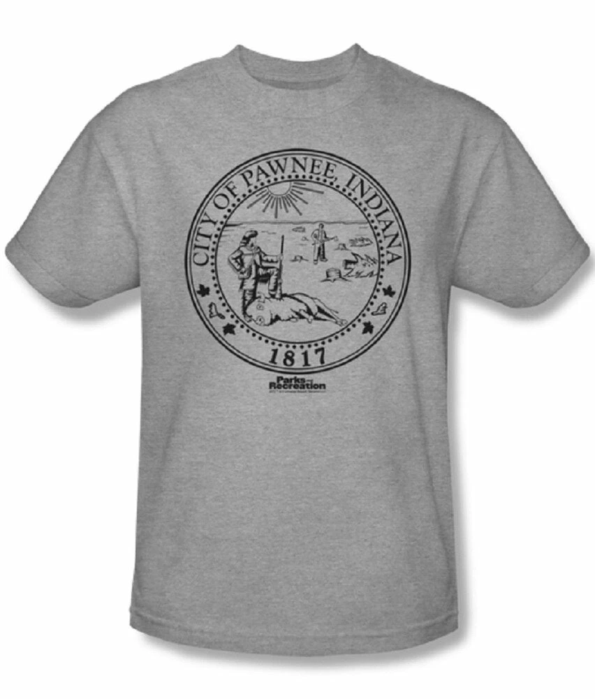 Trevco Parks And Recreation Pawnee Seal T-Shirt 3 Trevco Parks And Recreation Pawnee Seal T-Shirt