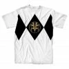 Mighty Fine Mighty Morphin Power Rangers White Ranger T-Shirt