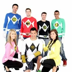 Mighty Fine Shirts / Tops The Power Rangers Long Sleeve Costume T-shirt And Gloves