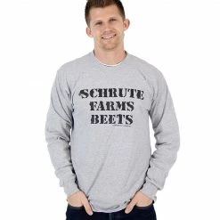 Art Box The Office Schrute Farms Beets Long Sleeve Shirt