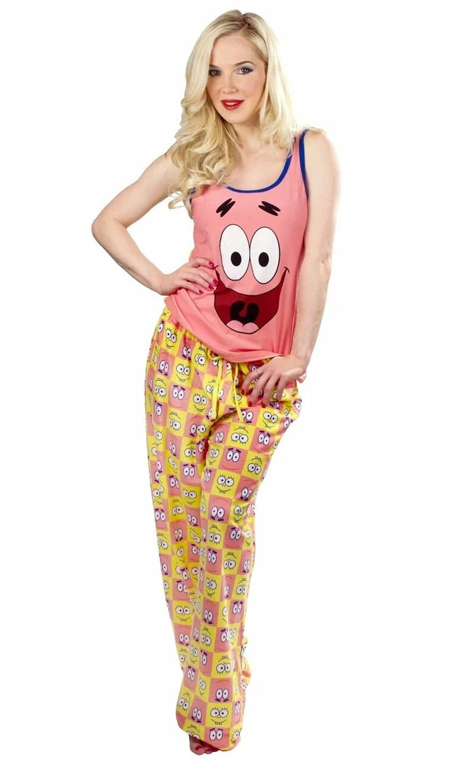 Underboss SpongeBob SquarePants And Patrick Reversible Tank Sleep Set Pajama Pajamas / Underwear 6 Underboss SpongeBob SquarePants And Patrick Reversible Tank Sleep Set Pajama Pajamas / Underwear