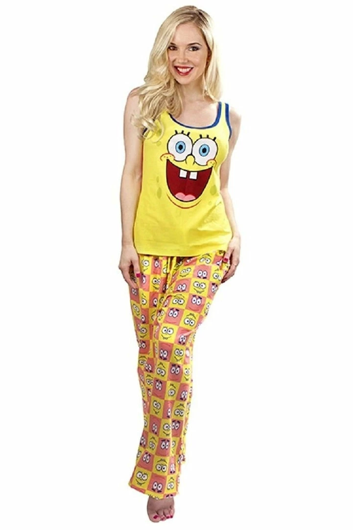 Underboss SpongeBob SquarePants And Patrick Reversible Tank Sleep Set Pajama Pajamas / Underwear 4 Underboss SpongeBob SquarePants And Patrick Reversible Tank Sleep Set Pajama Pajamas / Underwear